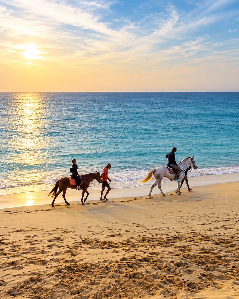 Balade à dos de cheval sur l’île de Sal